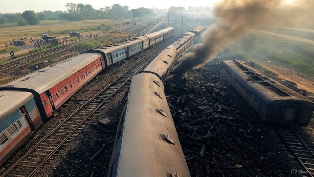 train derailment today in odisha