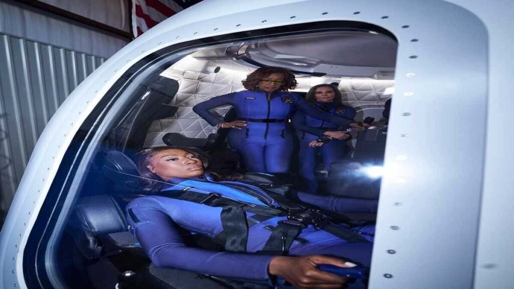 Blue origin female space flight
