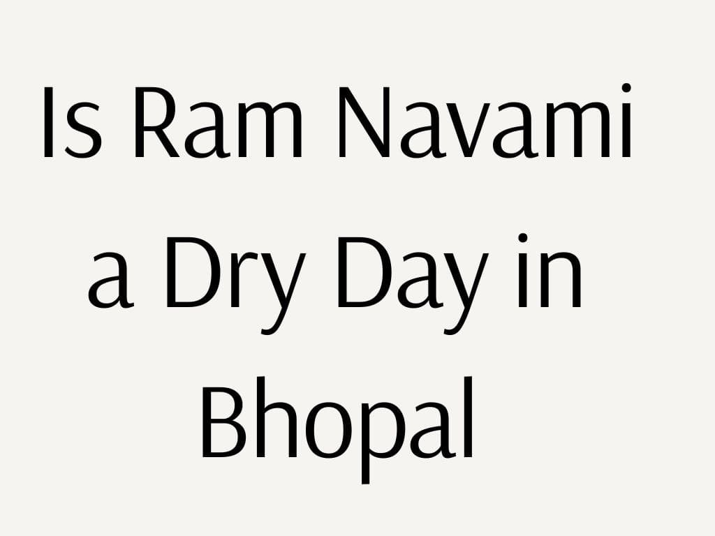 Is Ram Navami a Dry Day in India