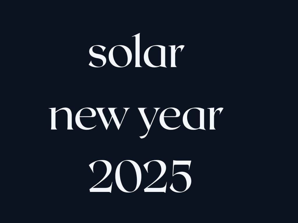 solar new year 2025 in india