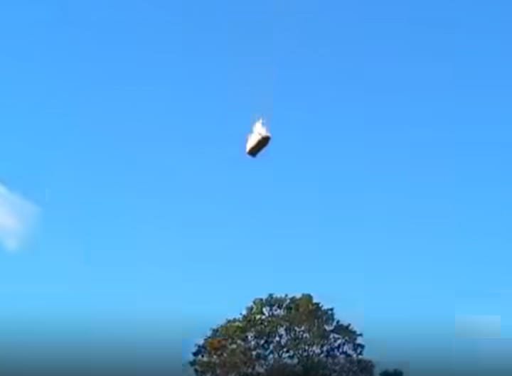 hot air balloon crash Brazil video