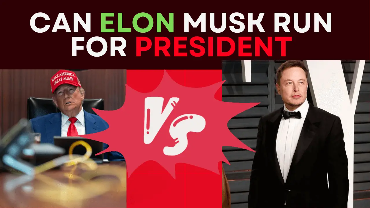 can elon musk run for president