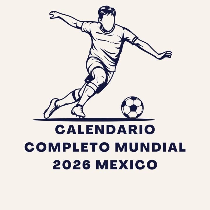 calendario completo mundial 2026 mexico